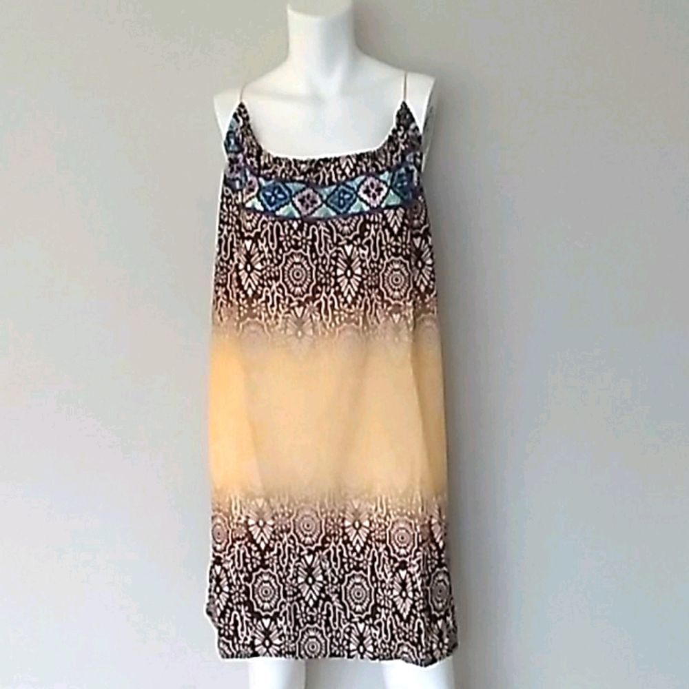 Tendency Multicolor Sun Dress. Size Small